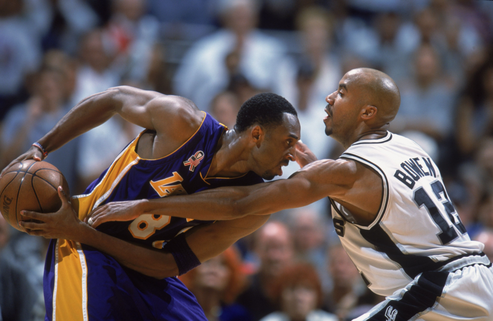 Kobe Bryant and Bruce Bowen