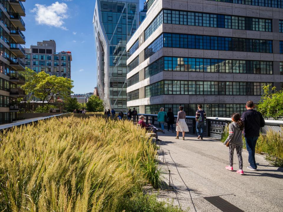 New York City, Lower Manhattan, The High Line park