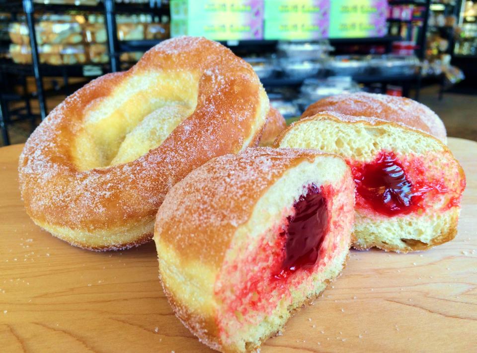 Manderfield's Home Bakery will offer unique, "flying saucer"-shaped paczki only on Fat Tuesday, Feb. 21, at its three, Fox Cities area locations. Developed by the Manderfields in Menasha, the paczek's center turns a little crispier than the traditional, chewy paczki dough.