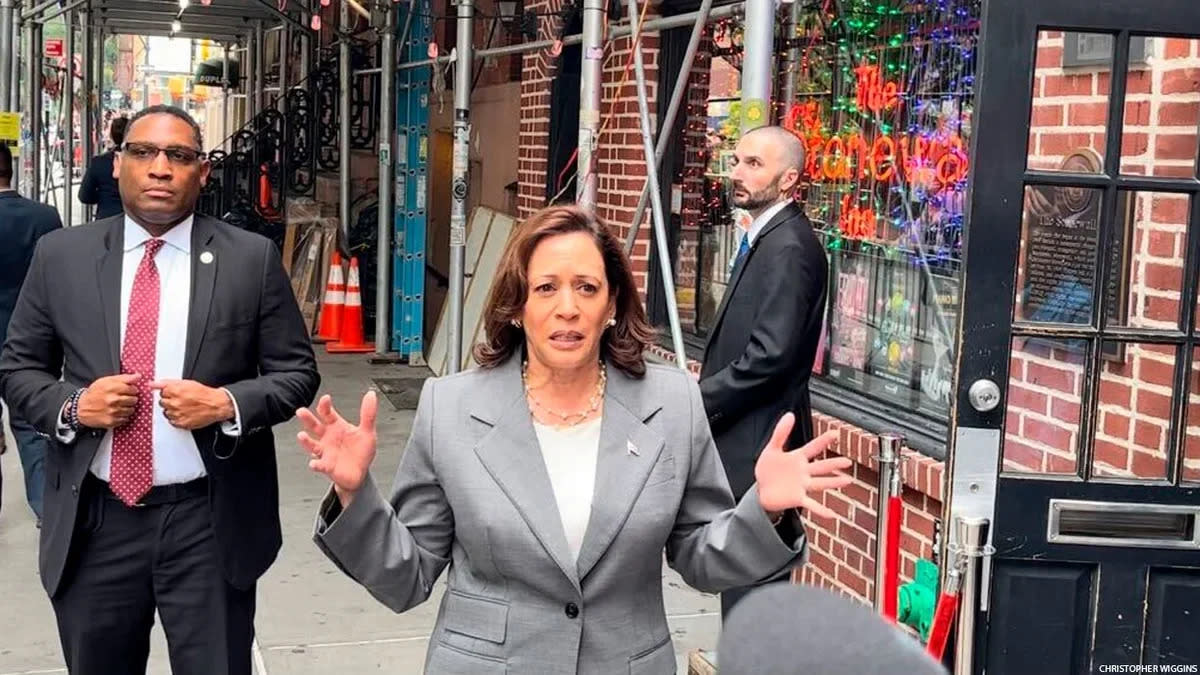 Kamala Harris at Stonewall Inn