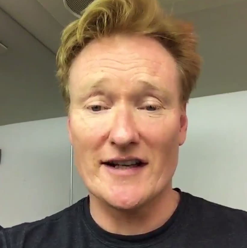 <p>Brushing up on my Hebrew on my El-Al flight to Israel. #ConanIsrael #Israel #Shalom שלום#<br>(Photo: Conan O’Brien via Twitter) </p>