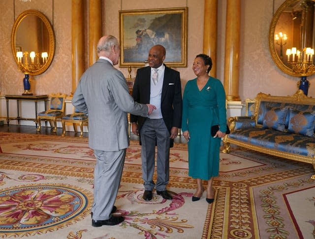 Audience at Buckingham Palace