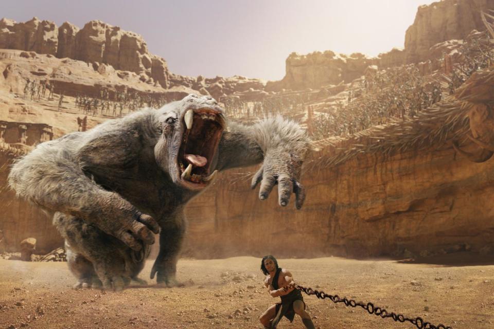 In this film image released by Disney, Taylor Kitsch is shown in a scene from "John Carter." (AP Photo/Disney)