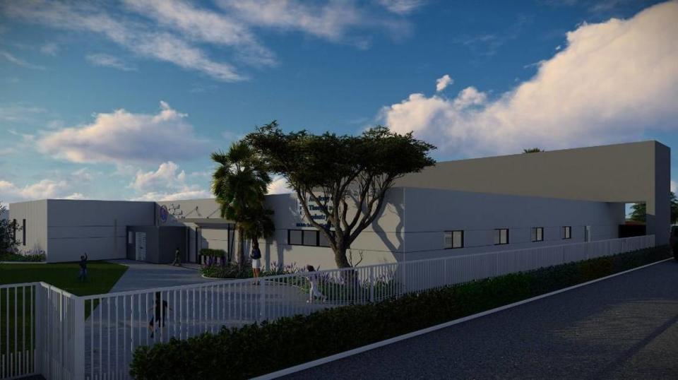 Rendering of the Academy of Thought and Industry at Hollywood Beach, 2216 Hollywood Blvd., Hollywood, FL.