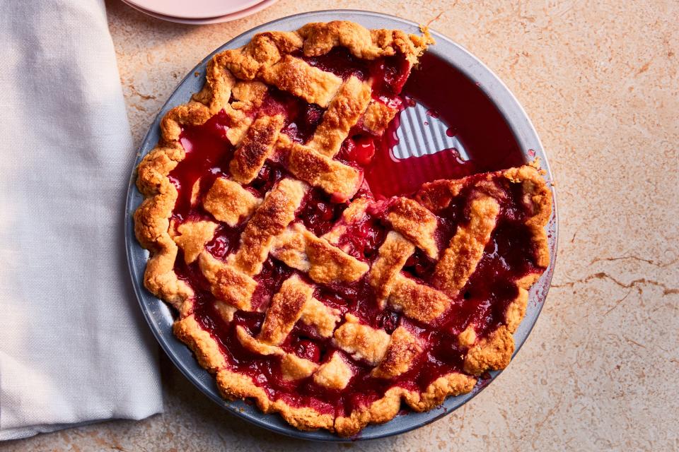 Cherry Pie With Lattice Crust