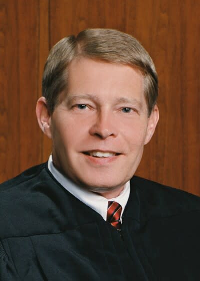 This undated photo provided by the 4th U.S. Circuit Court of Appeals shows Judge J. Michael Luttig who is considered one of the candidates to replace U.S. Supreme Court Chief Justice William Rehnquist who died at his home Saturday, Sept. 3, 2005. (AP Photo/4th U.S. Circuit Court of Appeals) ORG XMIT: WX103