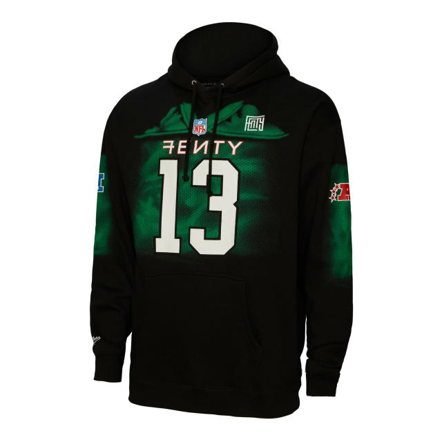 Unisex FENTY For Mitchell Ness Black Super Bowl LVII Jersey