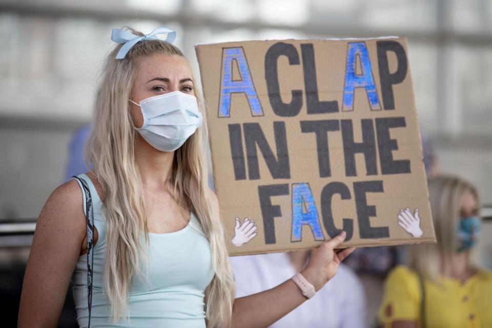 Almost 900,000 public sector workers have been given an above-inflation pay rise but nurses and junior doctors were not included (Getty Images)