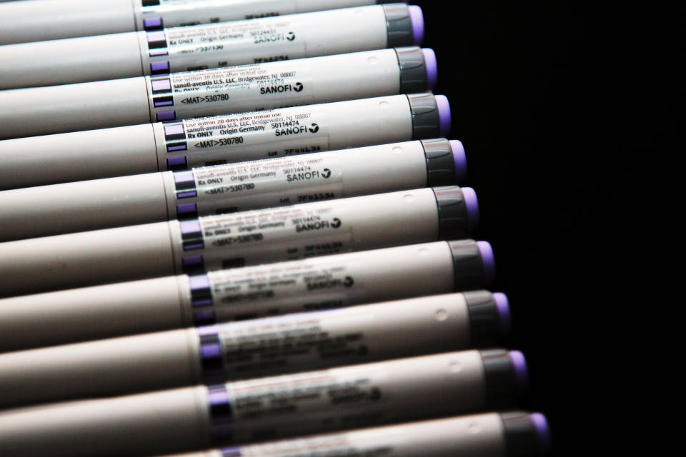 Image: Sanofi Lantus brand insulin pens. (Alex Flynn / Bloomberg via Getty Images)