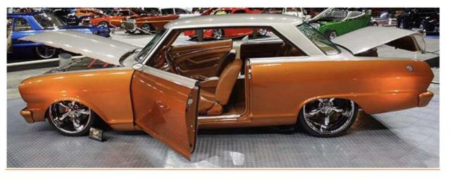 1963 brown chevy two