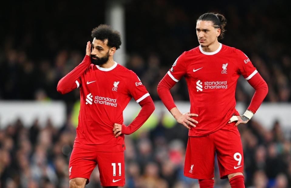 Liverpool were a long way from their best on a painful night at Goodison Park (Getty Images)