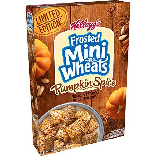 <p><strong>Frosted Mini-Wheats</strong></p><p>amazon.com</p><p><strong>$11.97</strong></p><p><a href="https://www.amazon.com/dp/B07Q2363ZF?tag=syn-yahoo-20&ascsubtag=%5Bartid%7C10063.g.37661227%5Bsrc%7Cyahoo-us" rel="nofollow noopener" target="_blank" data-ylk="slk:Shop Now;elm:context_link;itc:0;sec:content-canvas" class="link ">Shop Now</a></p><p>There's pumpkin spice flavors even for the kiddos in cereal form. </p>