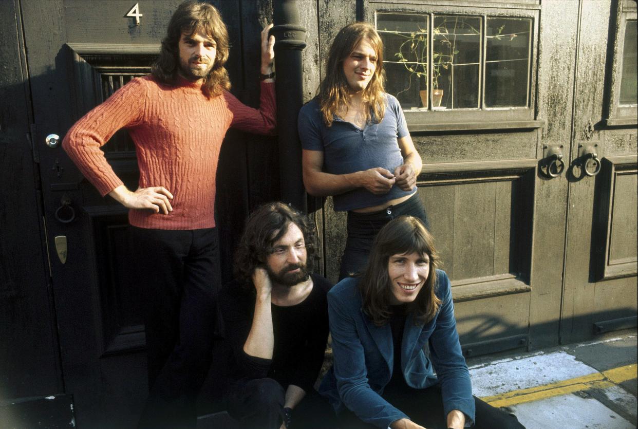 This 1973 photo of Pink Floyd was taken at the time the band recorded their 