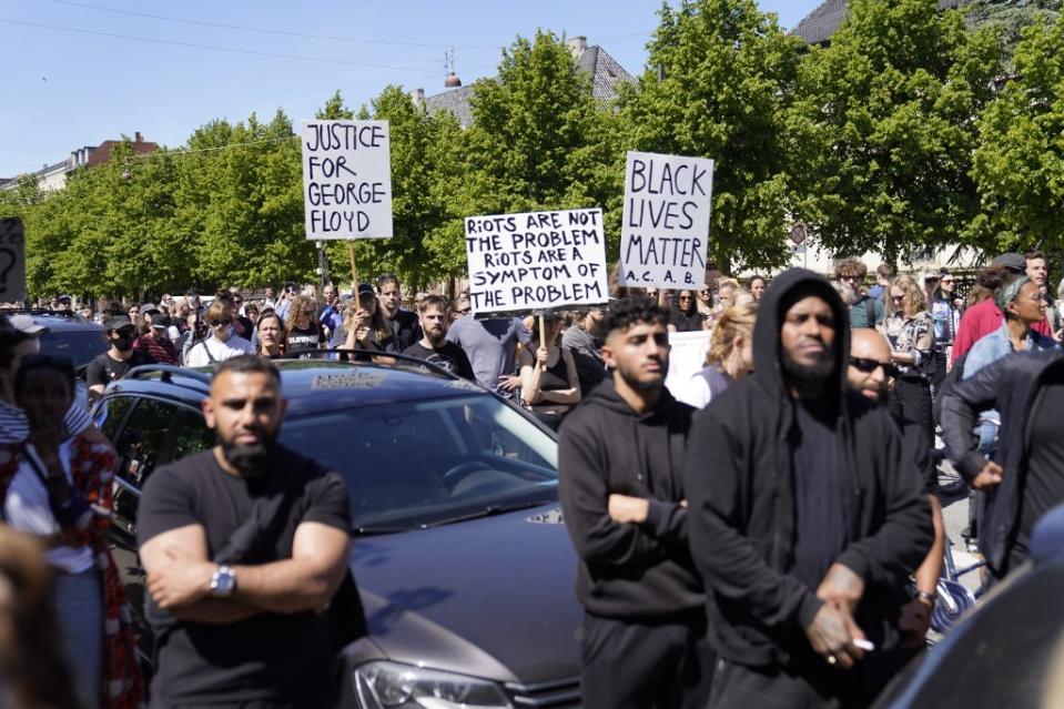 Des manifestations jusqu'au Danemark