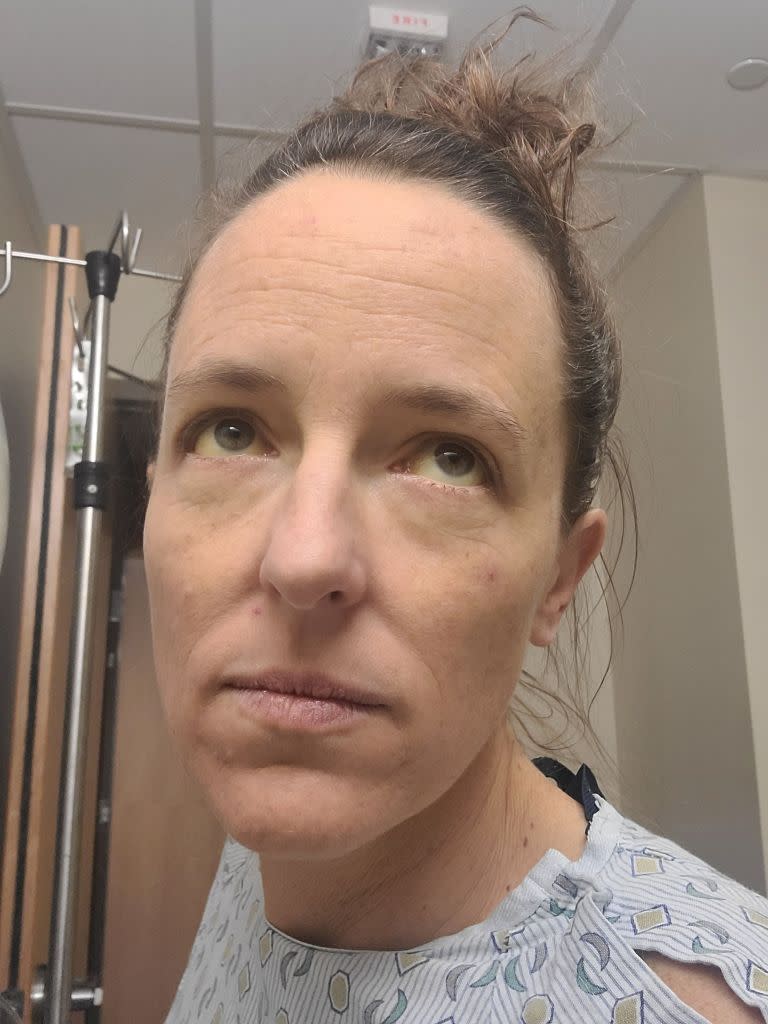 I just kept thinking ‘What is happening to me?'” the mom recalled. “I’m a very healthy person, I never go to hospital, I go to the doctor once every five years. It was scaring me.” KennedyNews/AmberHeimbach