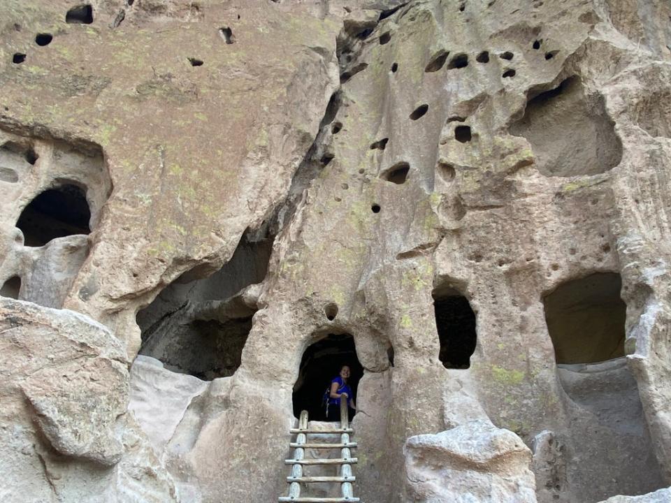 Cliff dwellings at Bandelier National Monument (Megan Eaves)