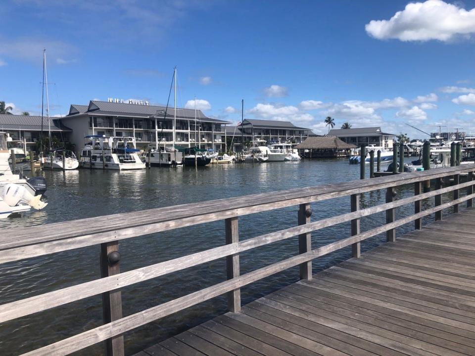 View from Naples City Dock 