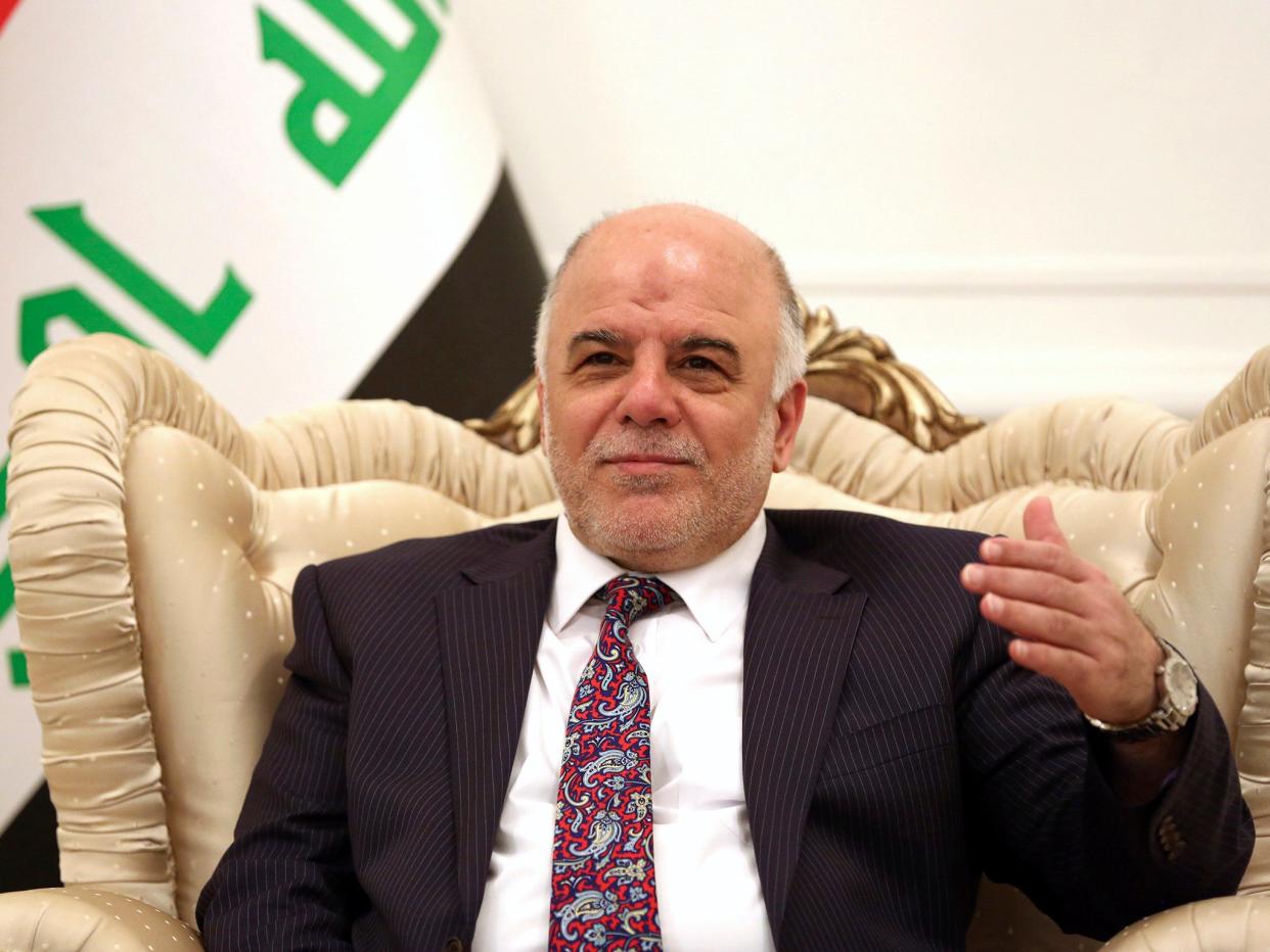 Haider al-Abadi has lost favour with many groups which previously supported him: Reuters