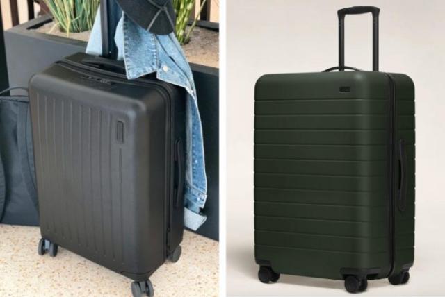 away luggage green