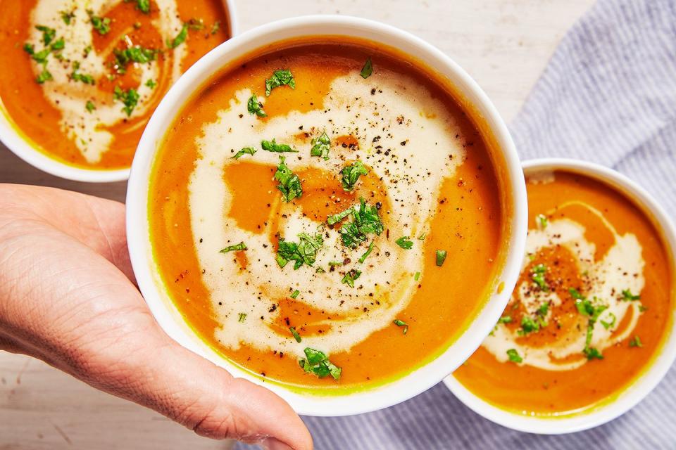 Butternut Squash And Sweet Potato Soup