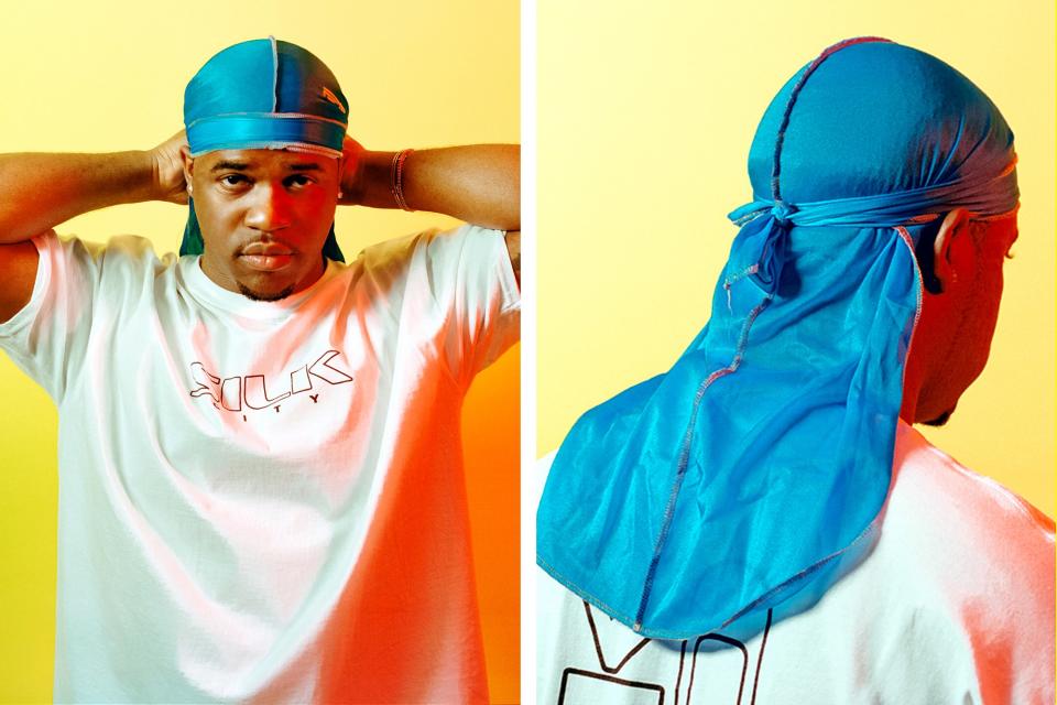 The rapper reveals his technique for tying a durag and getting the waviest waves.