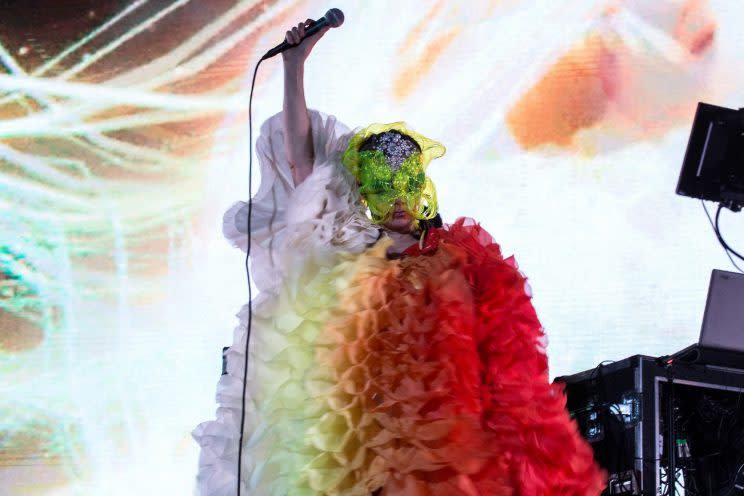 Björk FYF. (Photo: Santiago Felipe for FYF Fest)