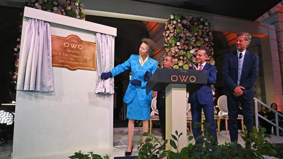 Princess Anne officially opened the building