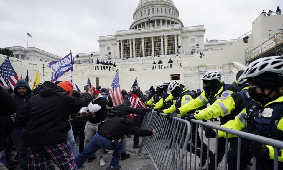 <span>Photograph: Julio Cortez/AP</span>