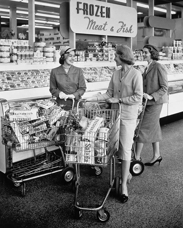 <p>Meat shortages meant our grandparents had to stretch their rations to get more out of every portion. The cookbook suggests making meat a supporting player, not the focus of meals. Try dishes such as <a href="https://www.countryliving.com/food-drinks/recipes/a3648/french-lentil-salad-recipe-clx0411/" rel="nofollow noopener" target="_blank" data-ylk="slk:French lentils;elm:context_link;itc:0;sec:content-canvas" class="link ">French lentils</a> with sausage, <a href="https://www.countryliving.com/food-drinks/recipes/a1046/pasta-e-fagioli-pesto-3152/" rel="nofollow noopener" target="_blank" data-ylk="slk:pasta e fagioli;elm:context_link;itc:0;sec:content-canvas" class="link ">pasta e fagioli</a> soup, or a <a href="https://www.countryliving.com/food-drinks/g4481/slow-cooker-beef-stew/" rel="nofollow noopener" target="_blank" data-ylk="slk:savory stew;elm:context_link;itc:0;sec:content-canvas" class="link ">savory stew</a> that's heavy on the veggies, light on the animal proteins.</p>