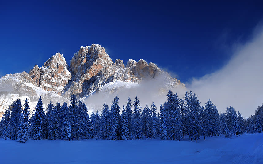 The ancient mountain town of Cortina d'Ampezzo is one of Italy's most chic resorts - STEFANO ZARDINI 