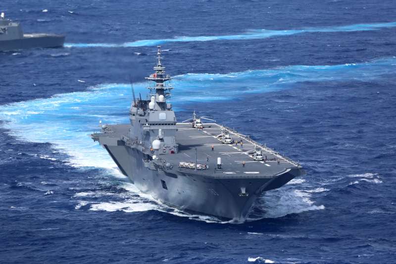 日本海上自衛隊直昇機護衛艦「出雲號」（Kaijō Jieitai@Wikipedia / CC BY 4.0）