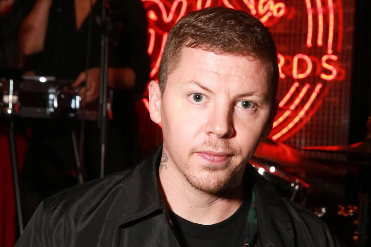 A f****** horrible morning: Professor Green said he had abuse shouted at him at Britain First rally: PA Archive/PA Images