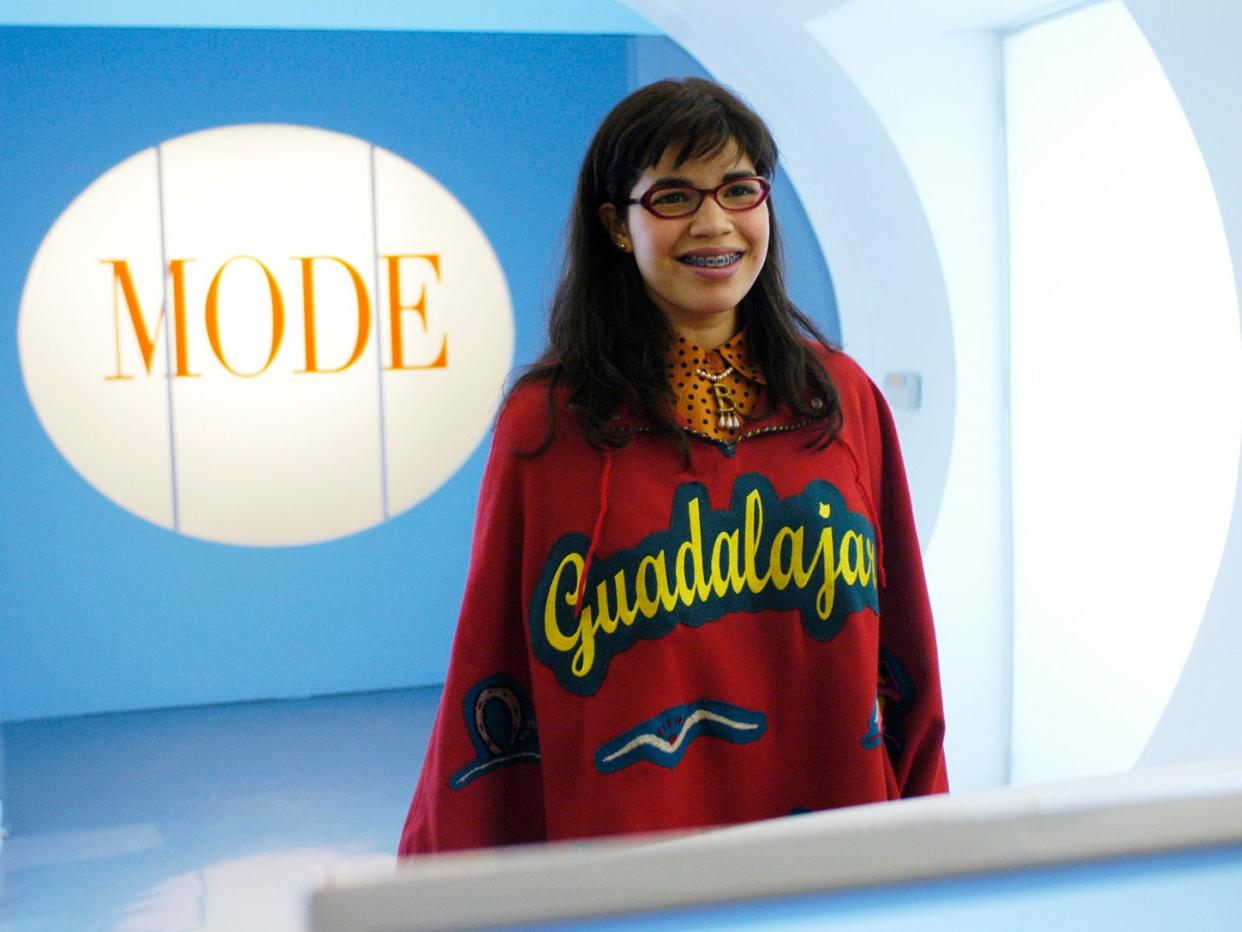 America Ferrera in the Ugly Betty pilot (Channel 4): Channel 4