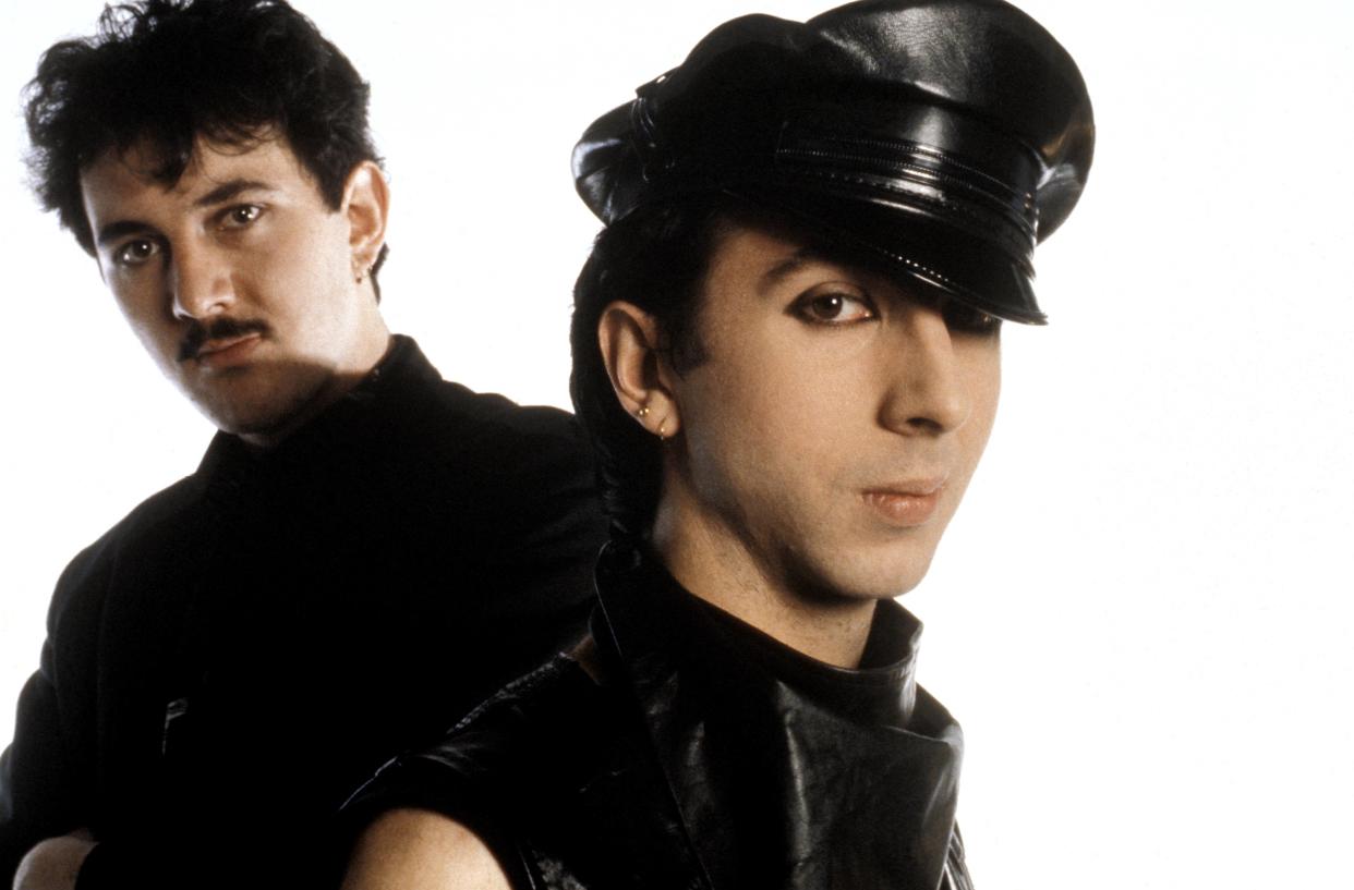 UNITED KINGDOM - NOVEMBER 01:  Photo of Marc ALMOND and SOFT CELL; Marc Almond & Dave Ball  (Photo by Fin Costello/Redferns)