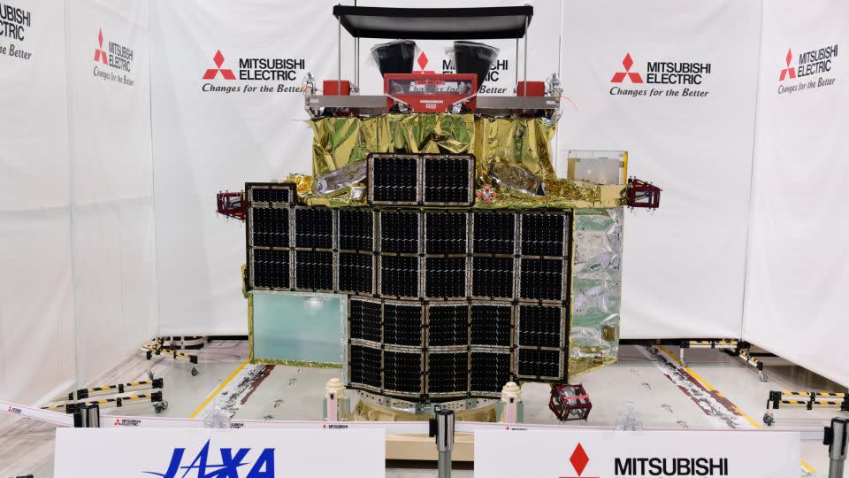 The lightweight SLIM lander, which launched in September, carries new precision technology to demonstrate a “pinpoint” landing. - Japan Aerospace Exploration Agency