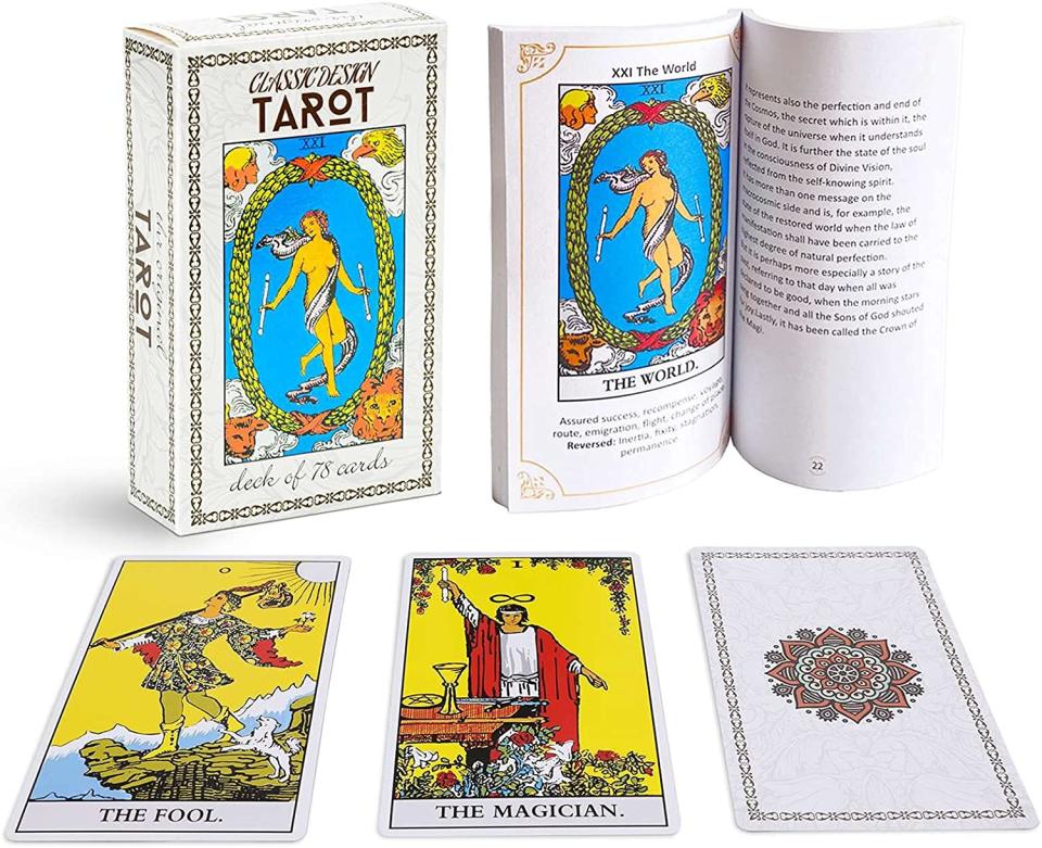 MagicSeer Classic Design Tarot Cards Deck with Guidebook (Photo: Amazon)



