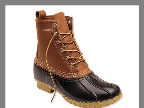 An LL Bean boot