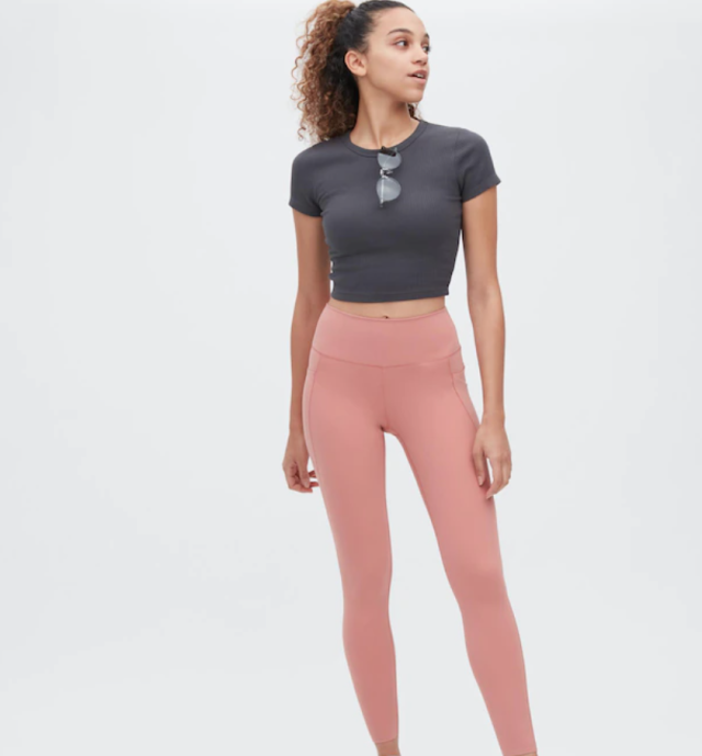 Uniqlo Jeggings Floral Pink – Seasons Grenada