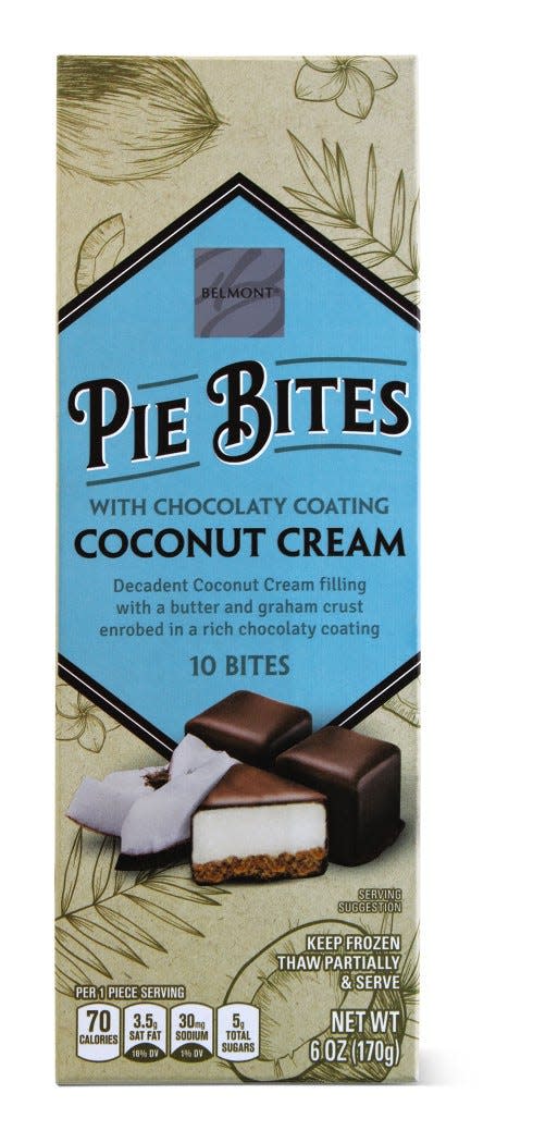 Belmont chocolate-covered pie bites from aldi