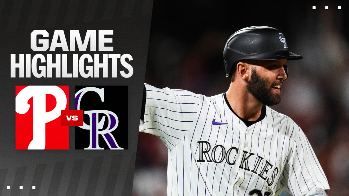 Philadelphia Phillies face off against Colorado Rockies in thrilling game – Yahoo Sports highlights