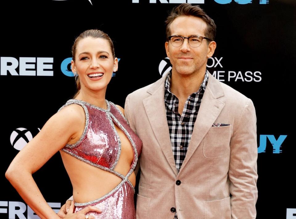 Blake Lively, Ryan Reynolds, Free Guy, New York Premiere