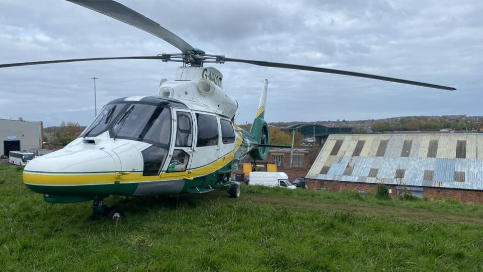 The Northern Echo: An air ambulance attended reports of an â€˜incidentâ€™ at a private address in Sunderland this