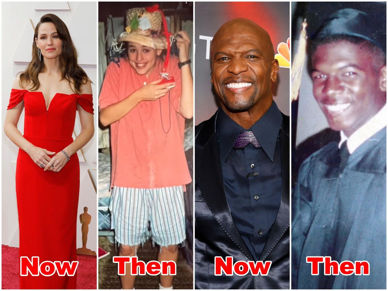 Jennifer Garner and Terry Crews both shared snapshots from their teen years for the "teenage dirtbag" TikTok trend