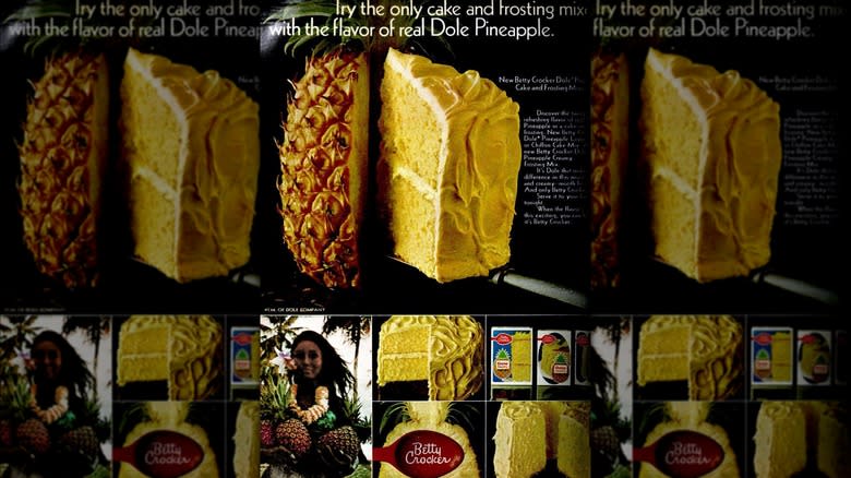 Dole Pineapple Cake ad