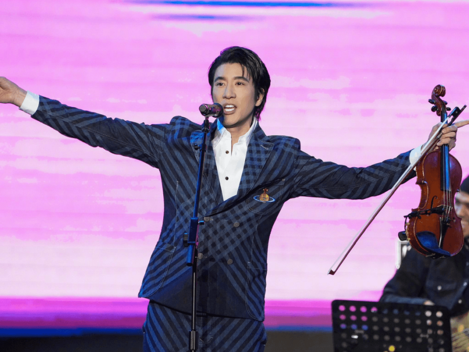 王力宏接連受邀在中國開唱，意外因口誤引起風波。（翻攝自王力宏微博）