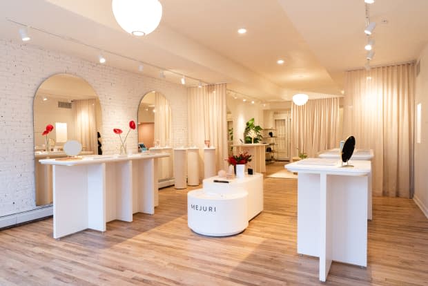 Inside Mejuri's New York showroom. Photo: Courtesy of Mejuri