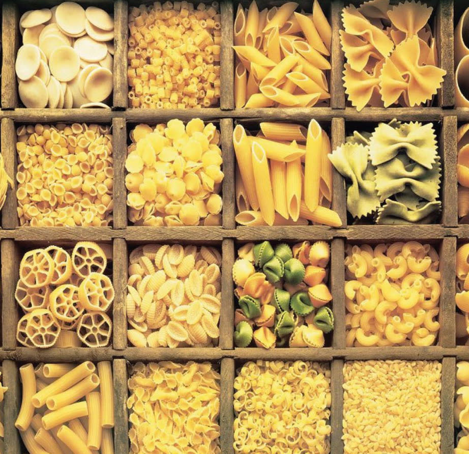 These perfectly-organised pasta types