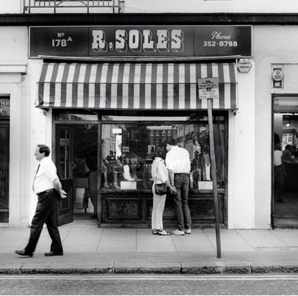 The former R.Soles shop on the Kings Road, a staple of the 1970s (@rsolesboots)