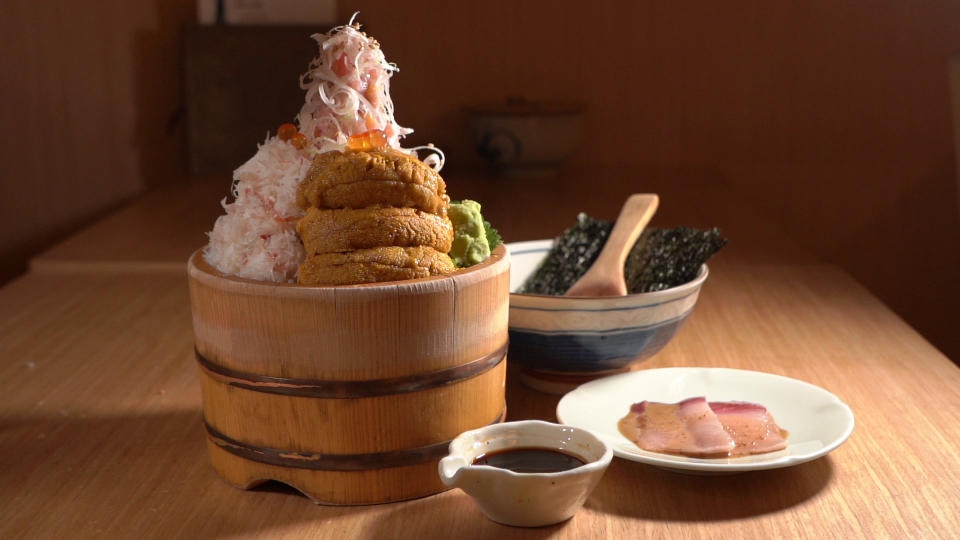 【深水埗美食】CP值超高層層疊海膽魚生海鮮丼！日本直送鮮甜海鮮日本料理
