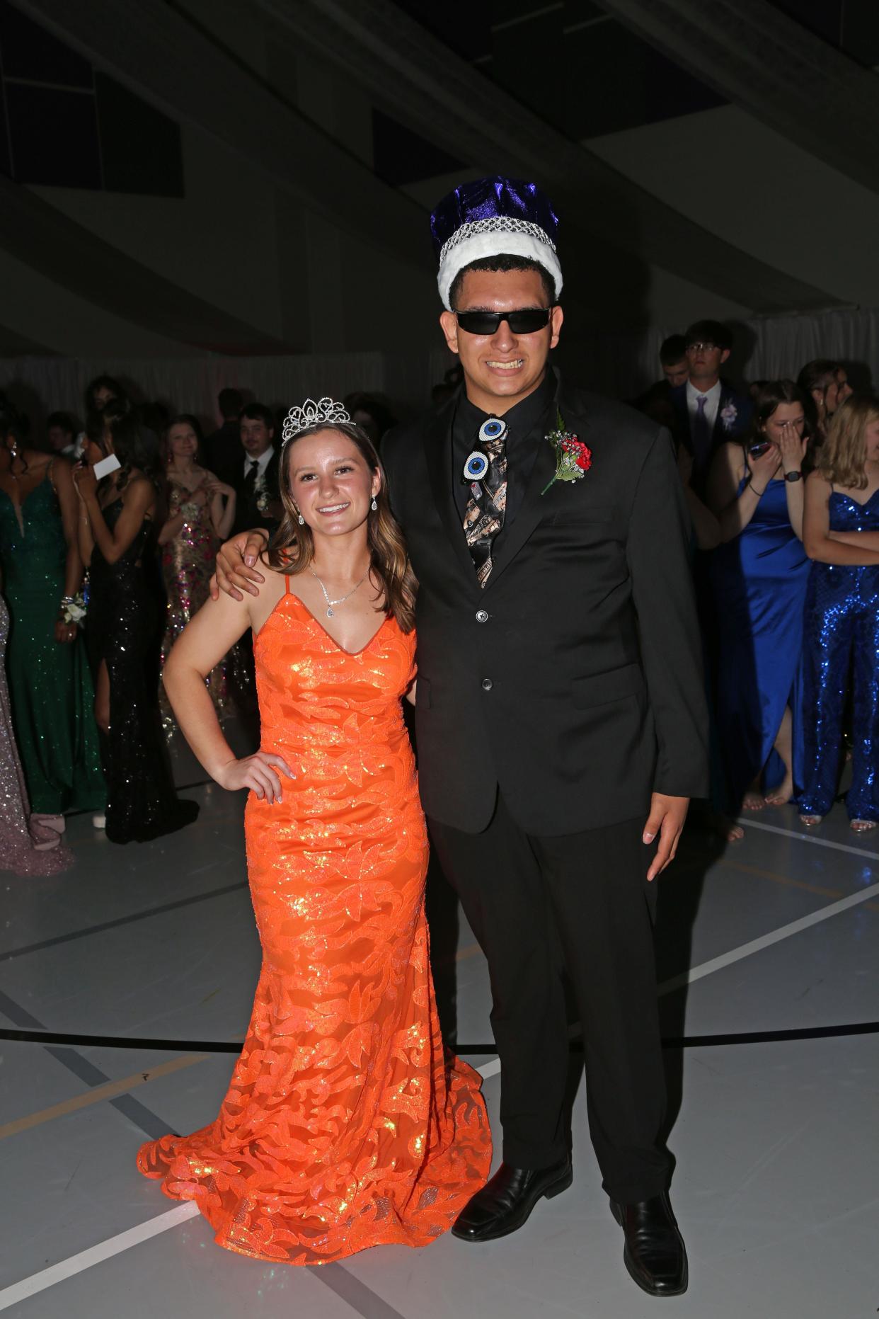 Queen Ella Warner and King Decedrick Duman II were crowned at the 2024 Ross prom on May 4, at the high school.